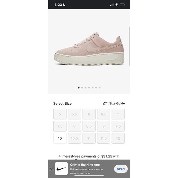 ❗️$130 mens AF1 NEW ❗️PINK❗️ - Picture 9 of 9